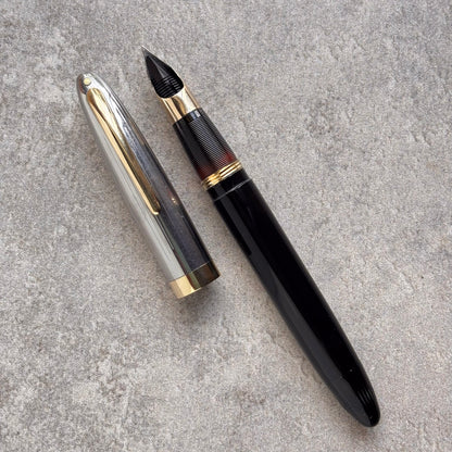 Sheaffer Sentinel Deluxe, Black, Two-Tone Cap