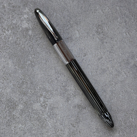 Sheaffer Triumph Fountain Pen, Gray Pearl, Nickel Plated Trim