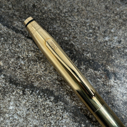 Cross Century II, 18K Gold Filled Cap and Barrel, 14K Gold Medium Nib  Ozark Pen Shop   