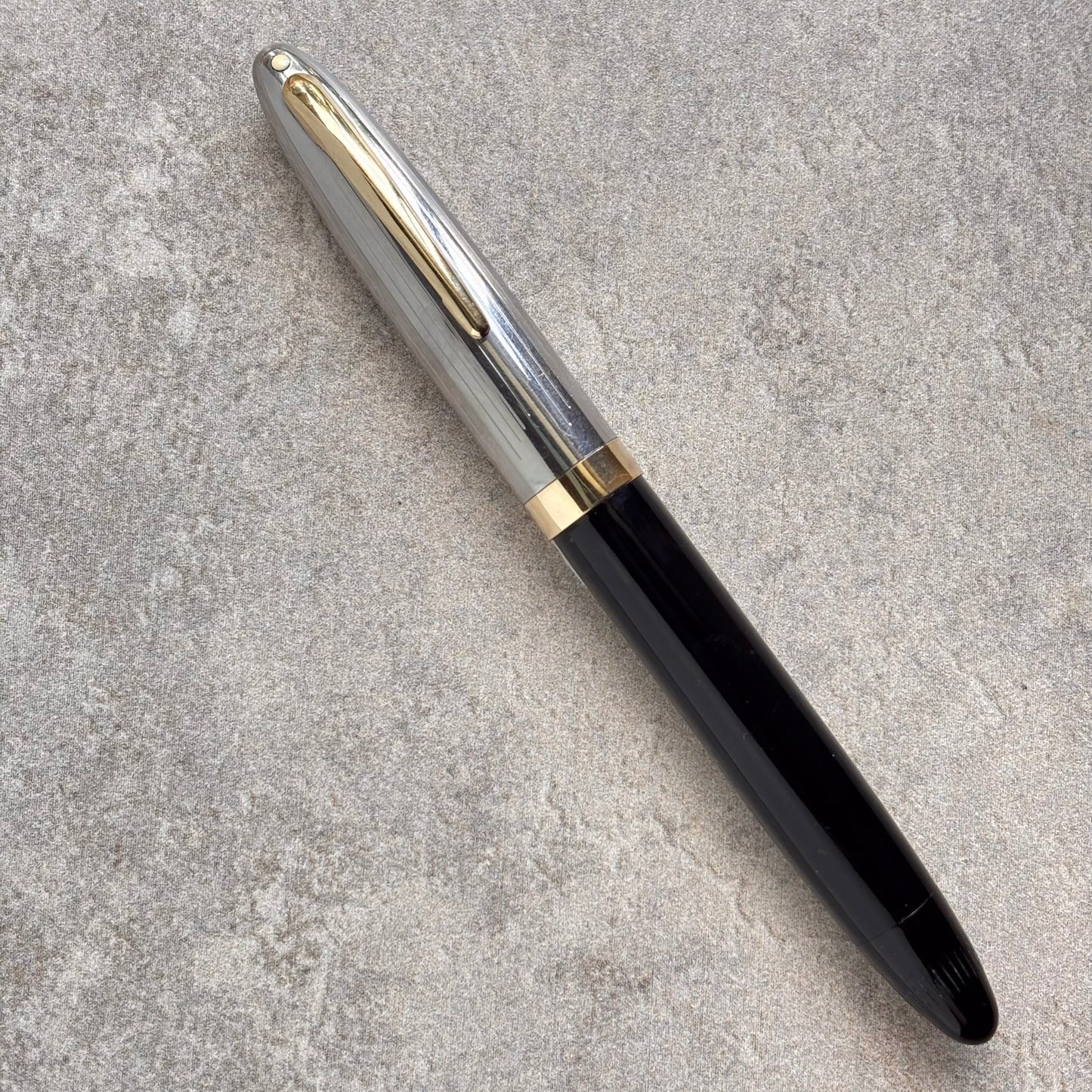 Sheaffer Sentinel Deluxe, Black, Two-Tone Cap
