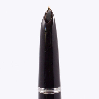 Parker 51 Aerometric, Black, Lustraloy Cap with Gold Plated Split Arrow Clip, "Press 6 Times" Filler, Fine 14K nib Parker 51 Fountain Pen Ozark Pen Shop   