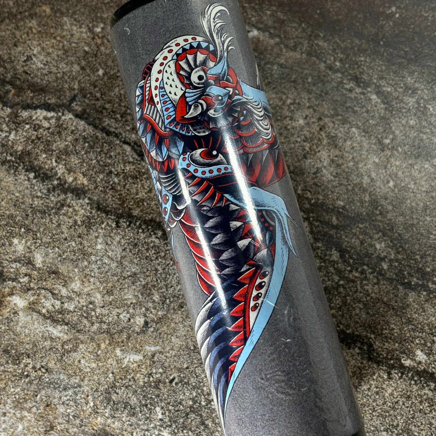 Retro 51 Tornado/Vanness Pens Rollerball Special Artist Series "Bioworkz" Blue/Red design  Ozark Pen Shop   