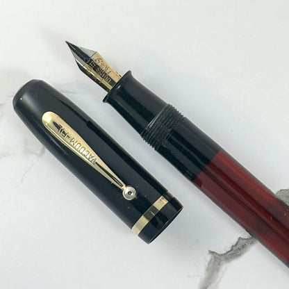 Sheaffer Sub Brand "Vacuum Fil" Black with Gold-filled Trim and Feathertouch #5 nib Sheaffer sub brand Ozark Pen Shop   