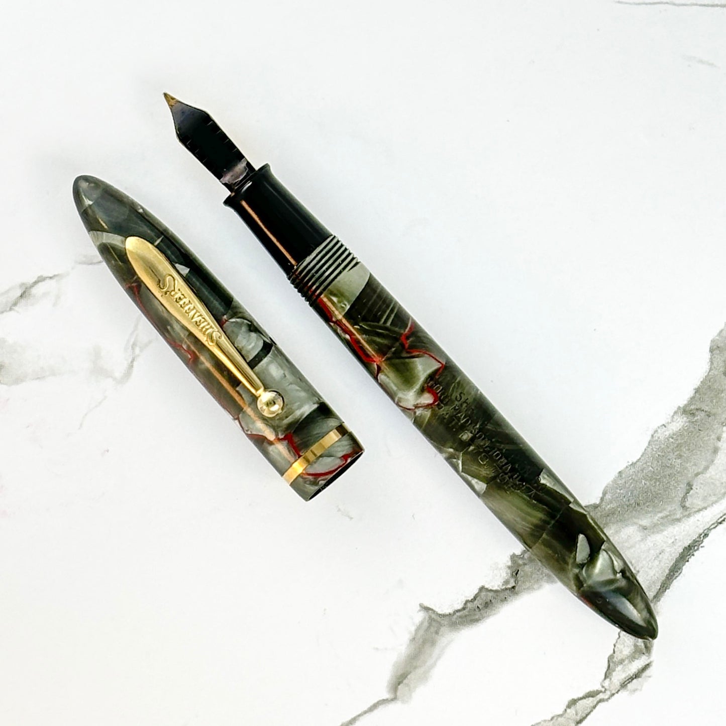 Red-Veined Gray Pearl Sheaffer Balance