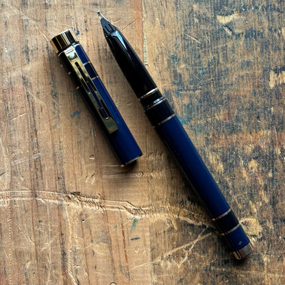 Sheaffer Targa, Prestige Blue with Gold Filled Bands