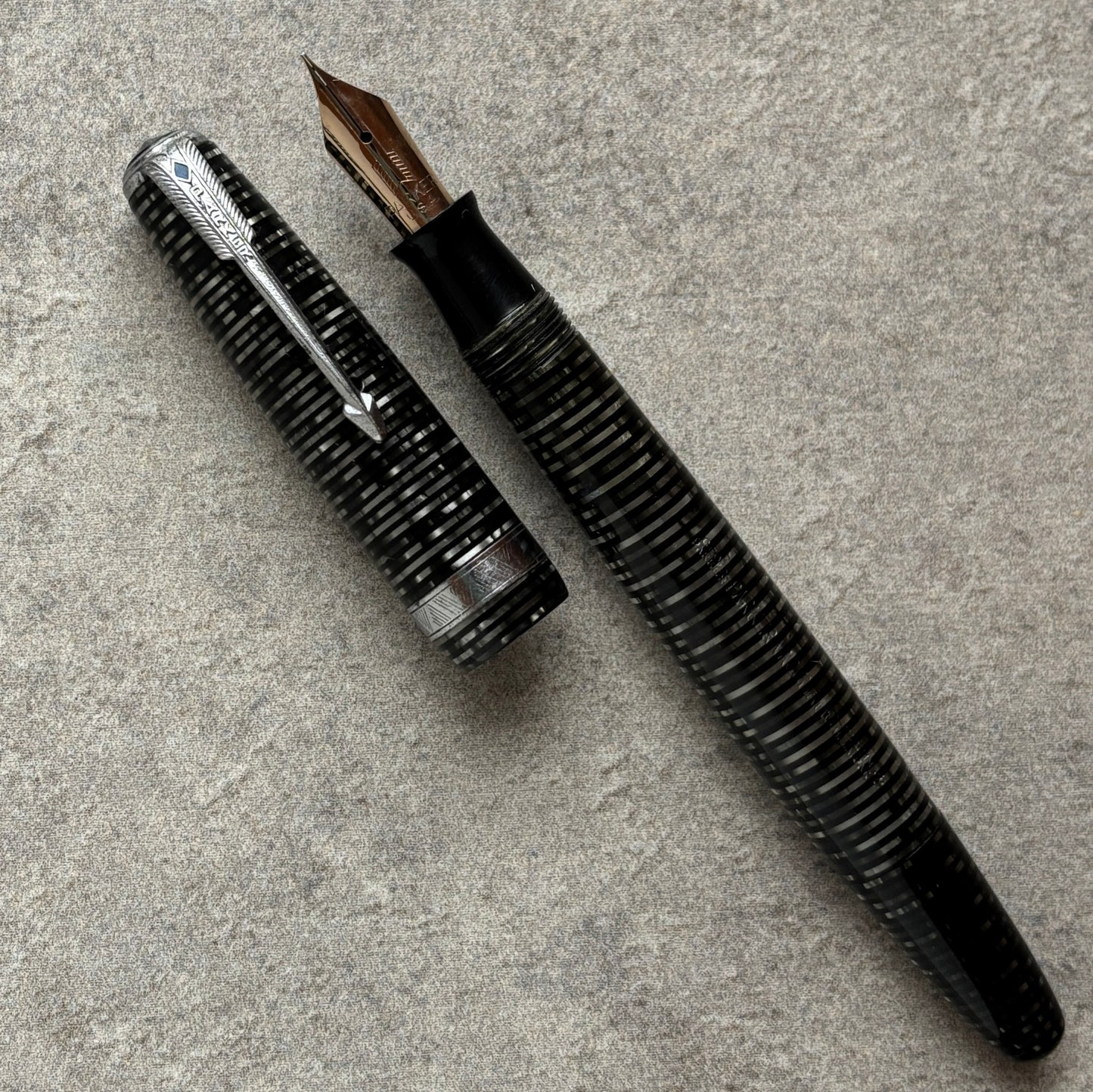 Parker Vacumatic Major, Silver Pearl