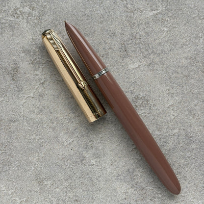 Parker 51 Aerometric, Cocoa with Gold-Filled Cap
