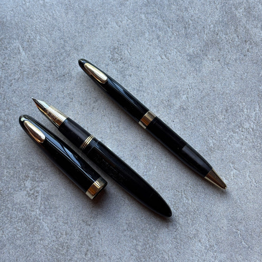 Sheaffer Tuckaway 1000, Fountain Pen/Pencil Set, Black