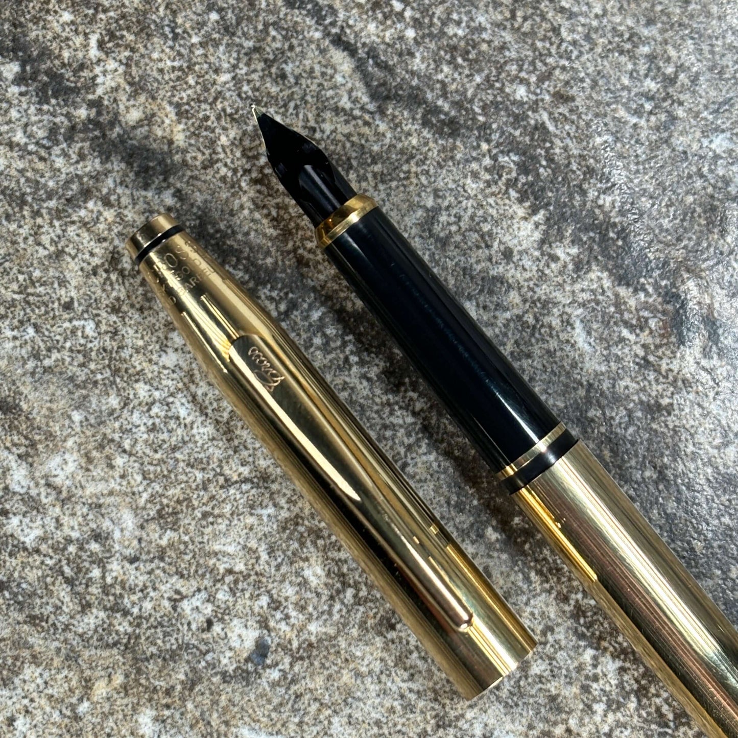 Cross Century II, 18K Gold Filled Cap and Barrel, 14K Gold Medium Nib  Ozark Pen Shop   