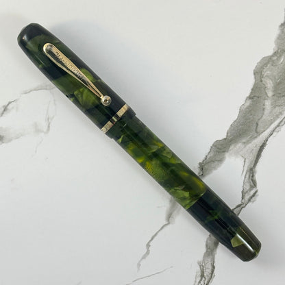 Vacuum Fil (Sheaffer Sub Brand) in Marine Green with Med. Fine nib. Sheaffer sub brand Ozark Pen Shop   