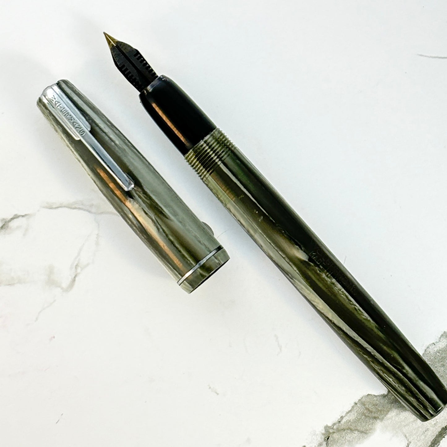 Restored Waterman Starlet Gray with Chrome Trim