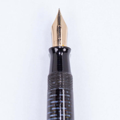 Parker Vacumatic Debutante Vintage Fountain Pen, Azure Blue Pearl, 14K Fine Nib.  Ozark Pen Shop   