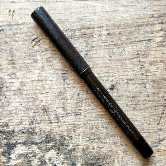 Waterman 12 Eyedropper, Black Hard Rubber