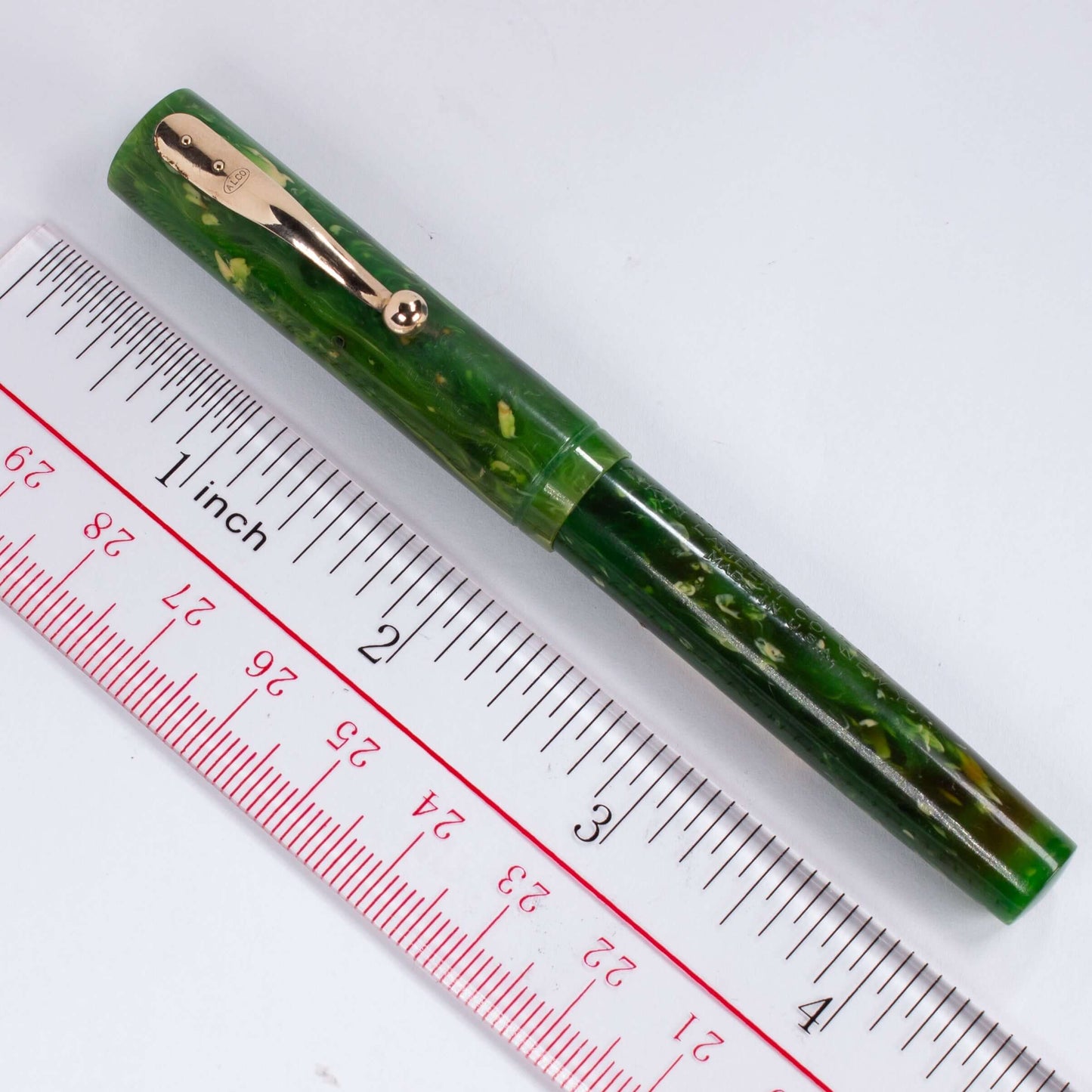 Aikin Lambert "Mercantile" Fountain Pen/Pencil Set, Jade Green, Flex Nib