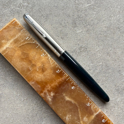 Parker 51 Vacumatic, Cedar Blue, Fine 14K gold nib