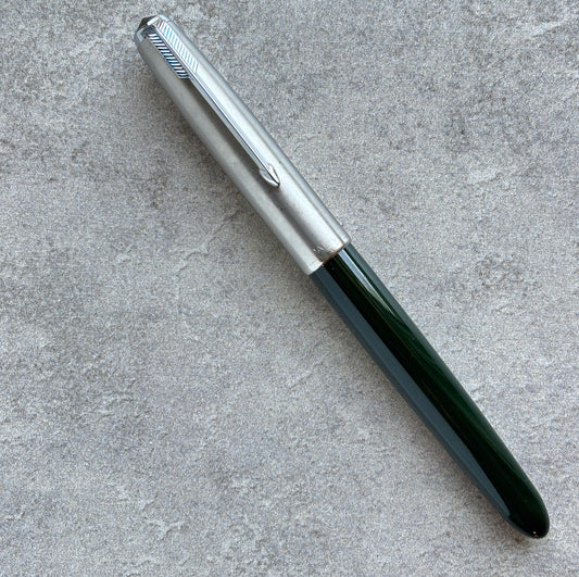 Parker 51 Aerometric, Forest Green, Lustraloy Cap