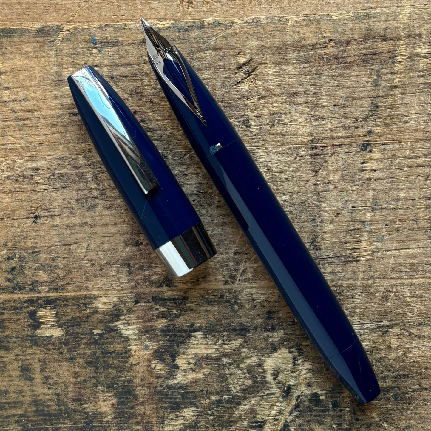 Sheaffer PFM I, Blue, Fully Restored, Fine Inlaid PdAg Nib