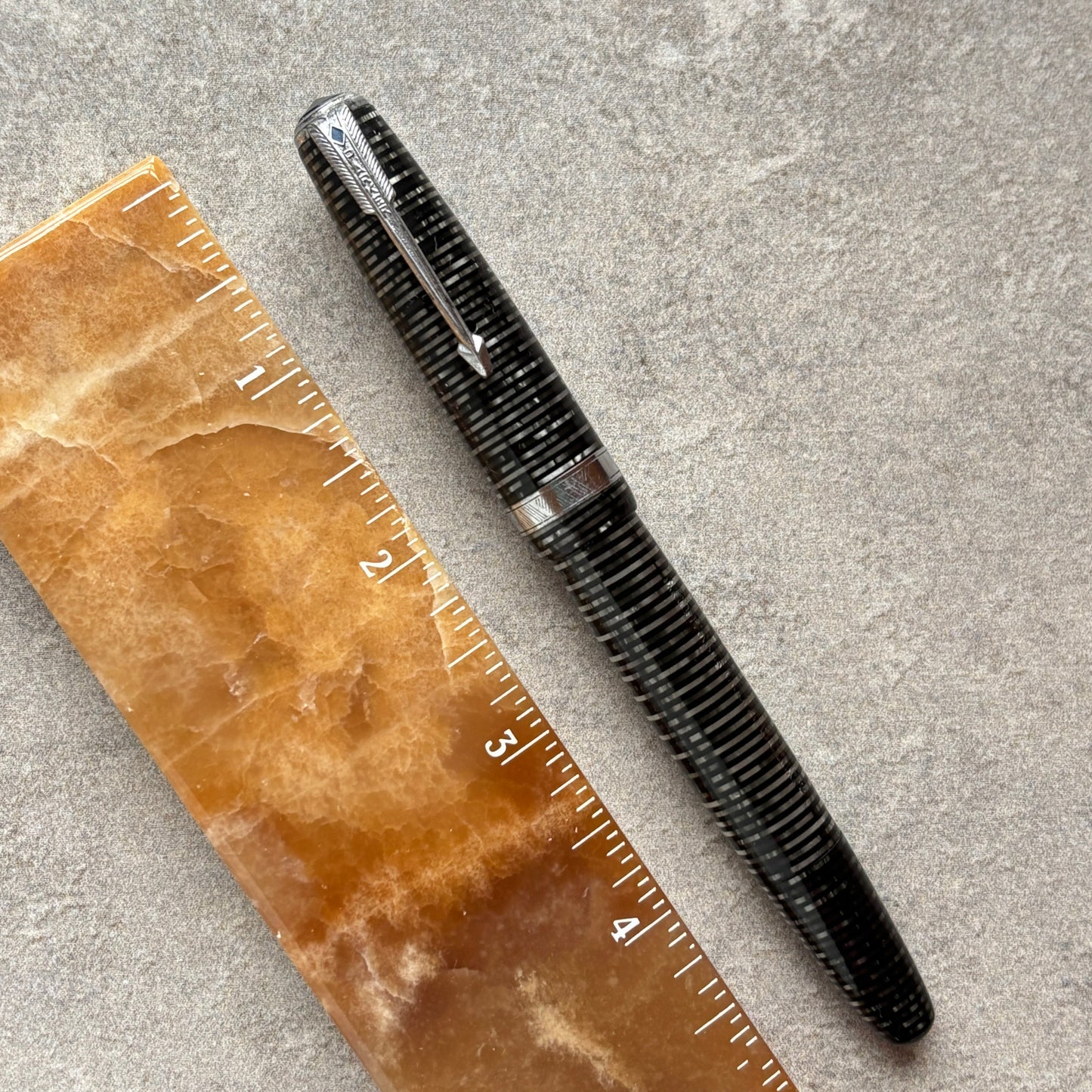 Parker Vacumatic Major, Silver Pearl