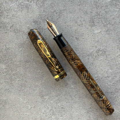 Sheaffer Sub Brand "Vacuum"; Brown Lahn