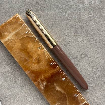 Parker 51 Aerometric, Cocoa with Gold-Filled Cap
