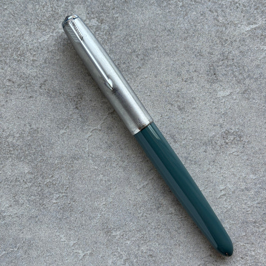 Parker 51 Aerometric, Navy Gray, Lustraloy Cap