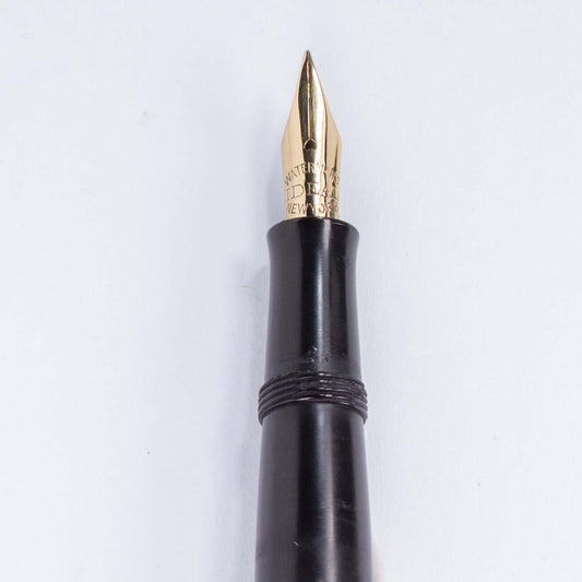 Waterman Fountain Pen 12 VP, Black Hard Rubber, Eye-dropper, 14K Gold Waterman Ideal #2 Flexible Nib Ozark Pen Shop