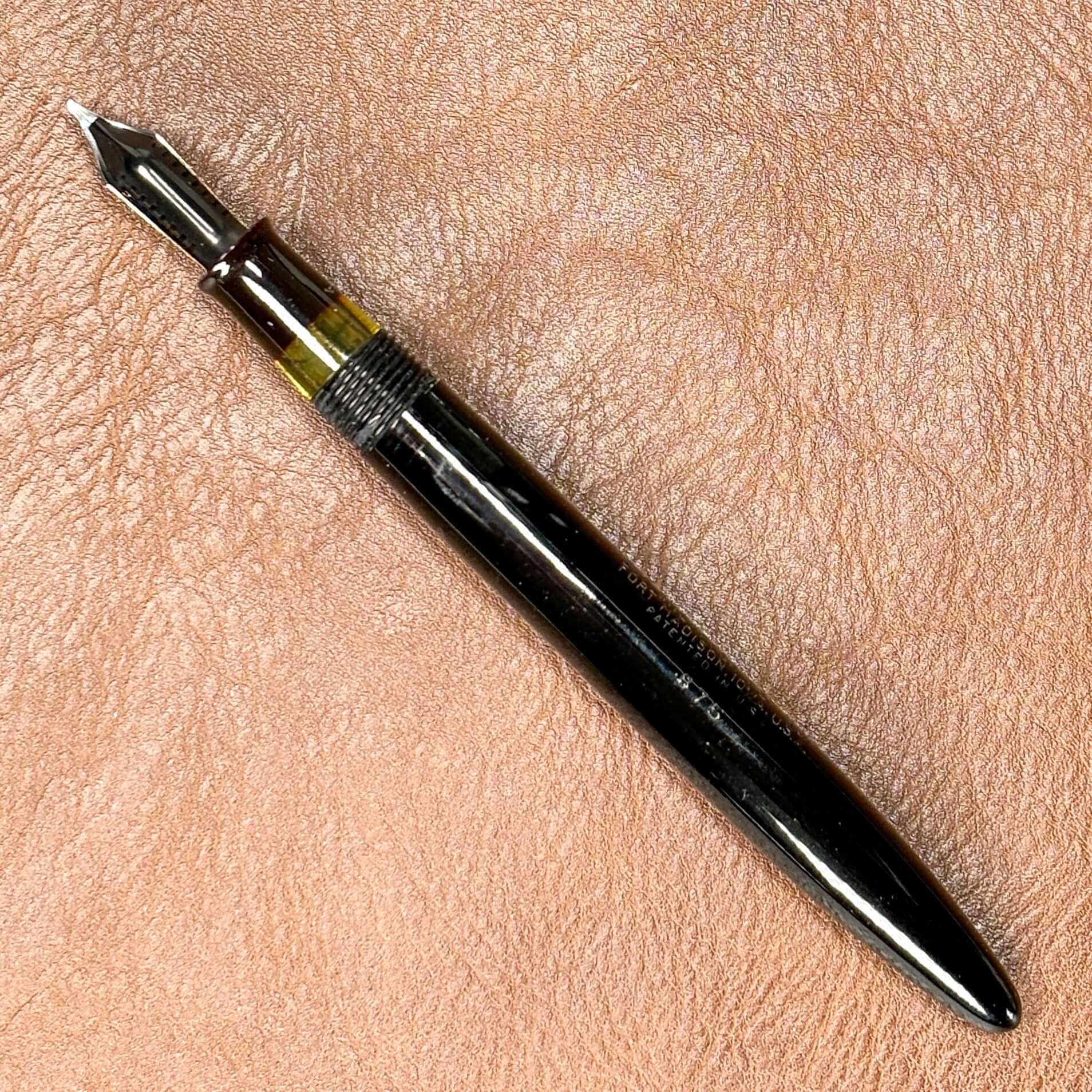 Sheaffer Balance, Full-length slender girth. 14K Lifetime Nib, Black, Lever-Filler  Ozark Pen Shop   