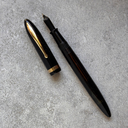 Sheaffer Balance, Black, Restored Fountain Pen