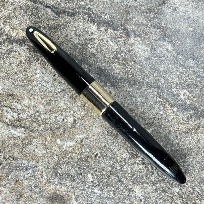 Sheaffer Tuckaway Autograph Cap. Solid 14K clip and Cap Band. 14K Gold Triumph Nib  Ozark Pen Shop   