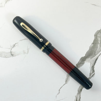 Sheaffer Sub Brand "Vacuum Fil" Black with Gold-filled Trim and Feathertouch #5 nib Sheaffer sub brand Ozark Pen Shop   