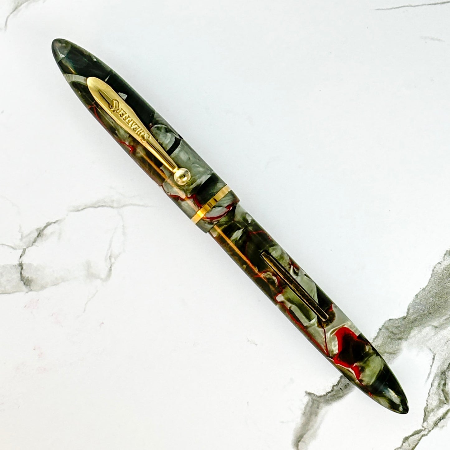 Red-Veined Gray Pearl Sheaffer Balance