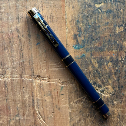 Sheaffer Targa, Prestige Blue with Gold Filled Bands