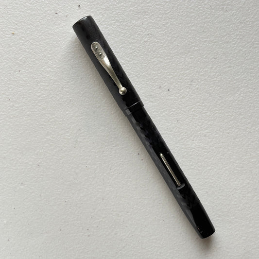 Aikin Lambert Vintage Fountain Pen,Black Hard Rubber Flexy #2 Nib