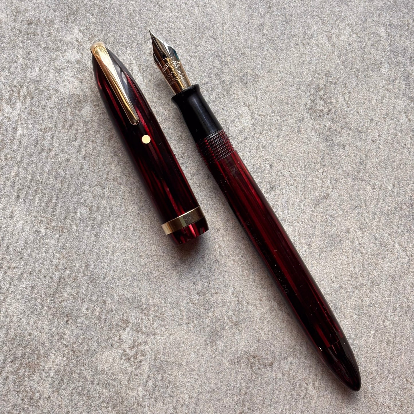 Sheaffer Balance 875, Carmine Red with Gold-filled Trim