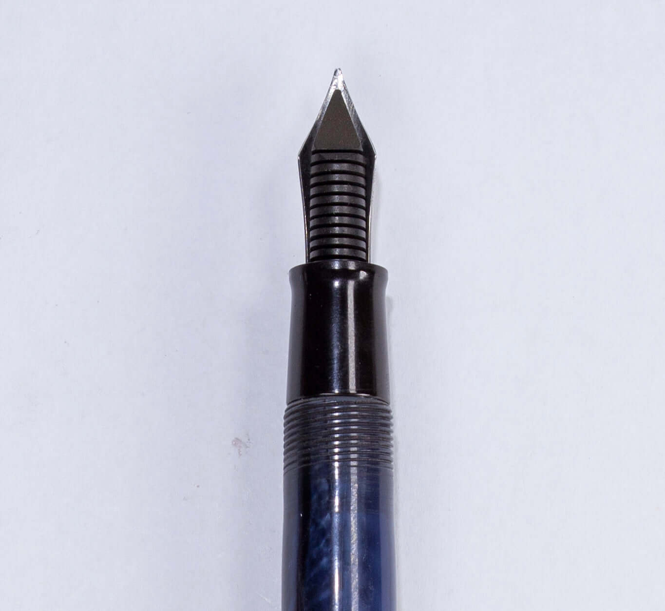 Esterbrook Model SJ Fountain Pen in Cobalt Blue, Restored Lever Filler, #9556 Fine nib, Double Jewel