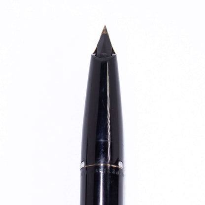 1963 Sheaffer Lifetime Imperial Fountain Pen, Black Cap and Barrel, 14K inlay nib.