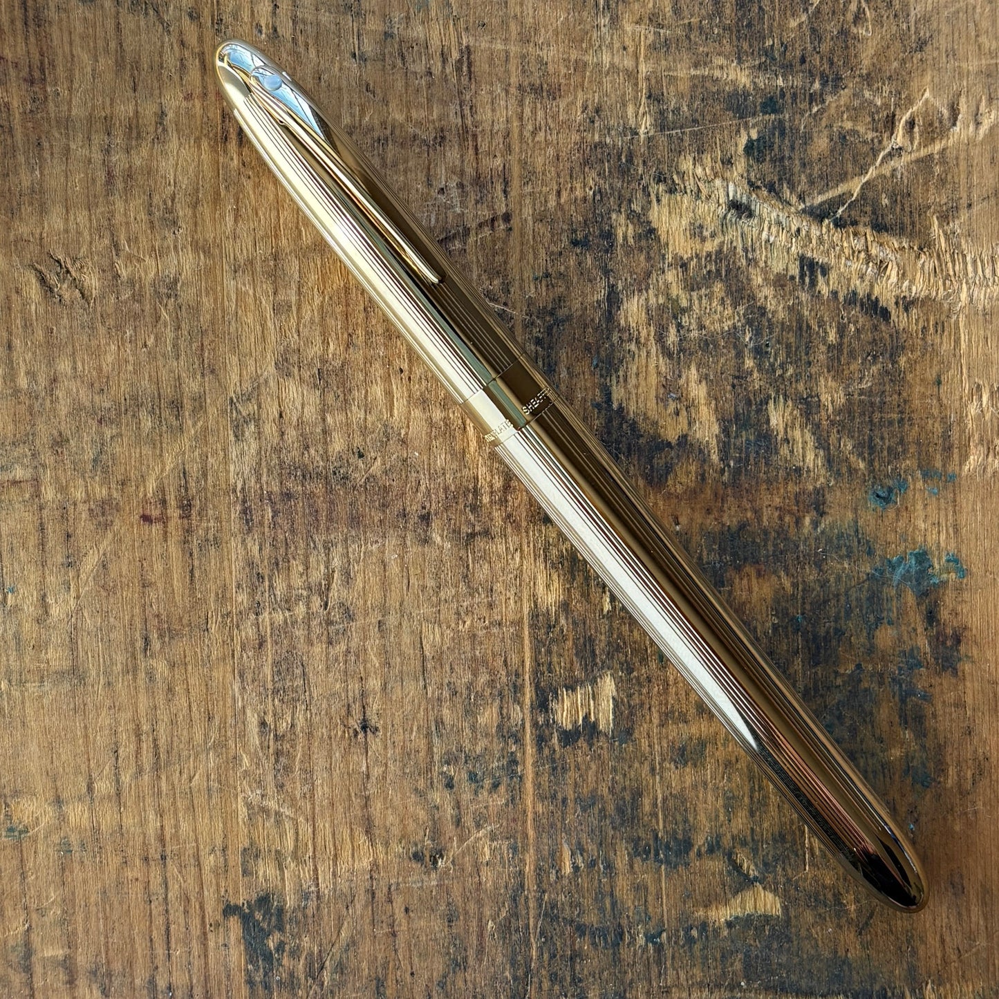 Sheaffer Crest Reissue, 23K Gold Plated,  Medium 18K Nib