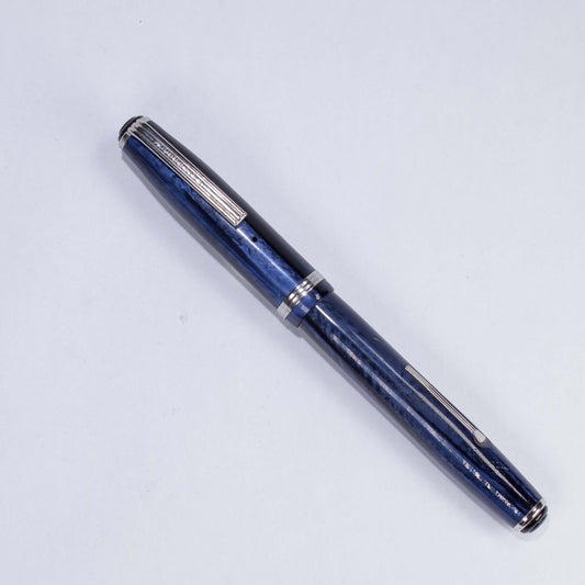 Esterbrook Model SJ Fountain Pen in Cobalt Blue, Restored Lever Filler, #9556 Fine nib, Double Jewel Ozark Pen Shop