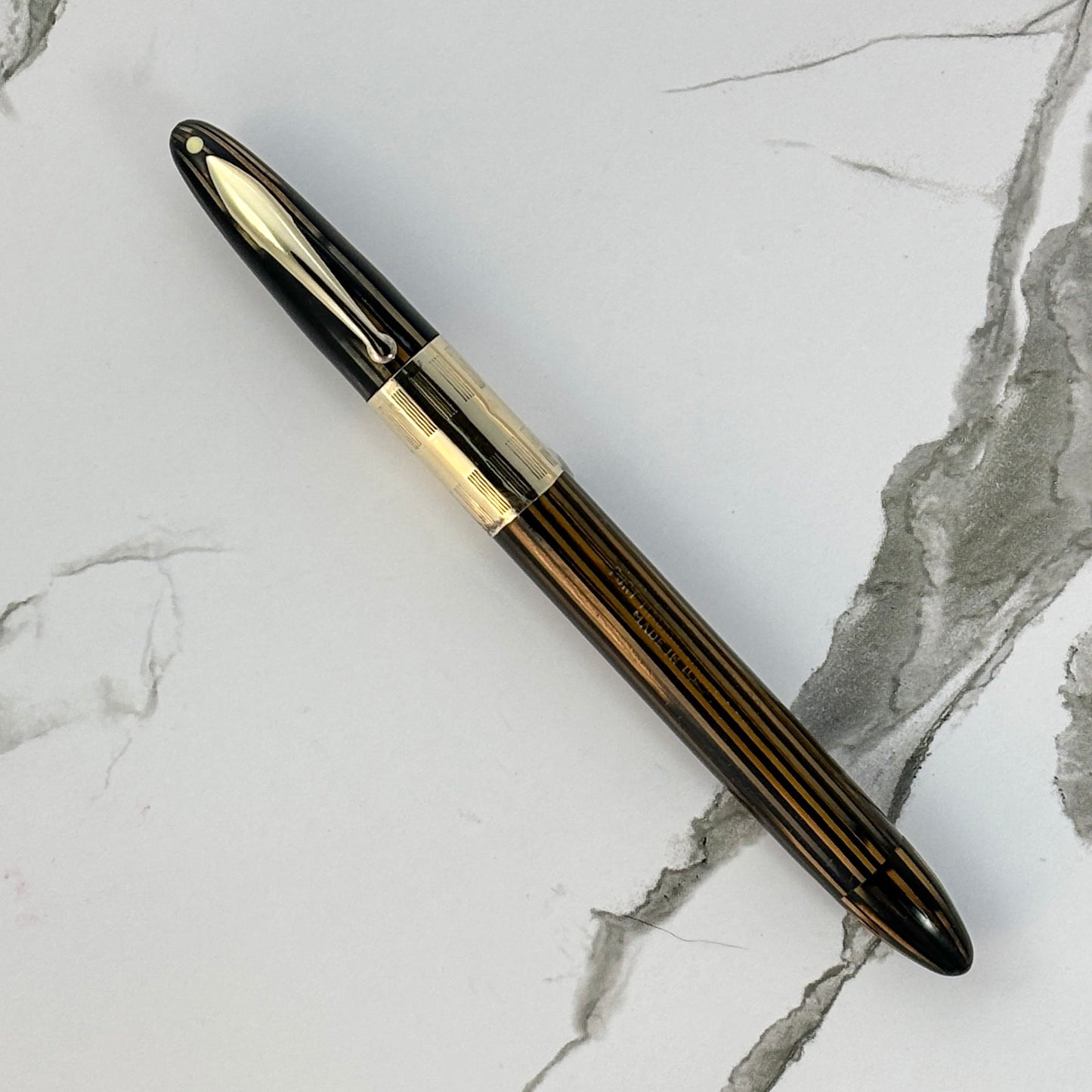 1940s Sheaffer Triumph with an Extra Wide Cap Band  Ozark Pen Shop   