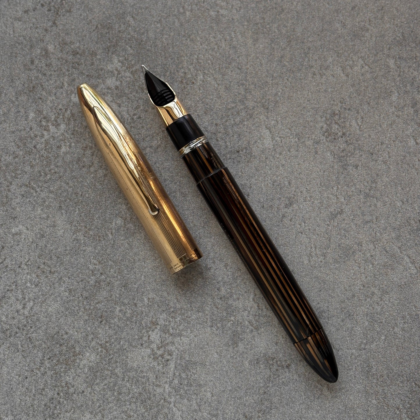 Sheaffer Crest, Golden Brown with Gold Filled Cap