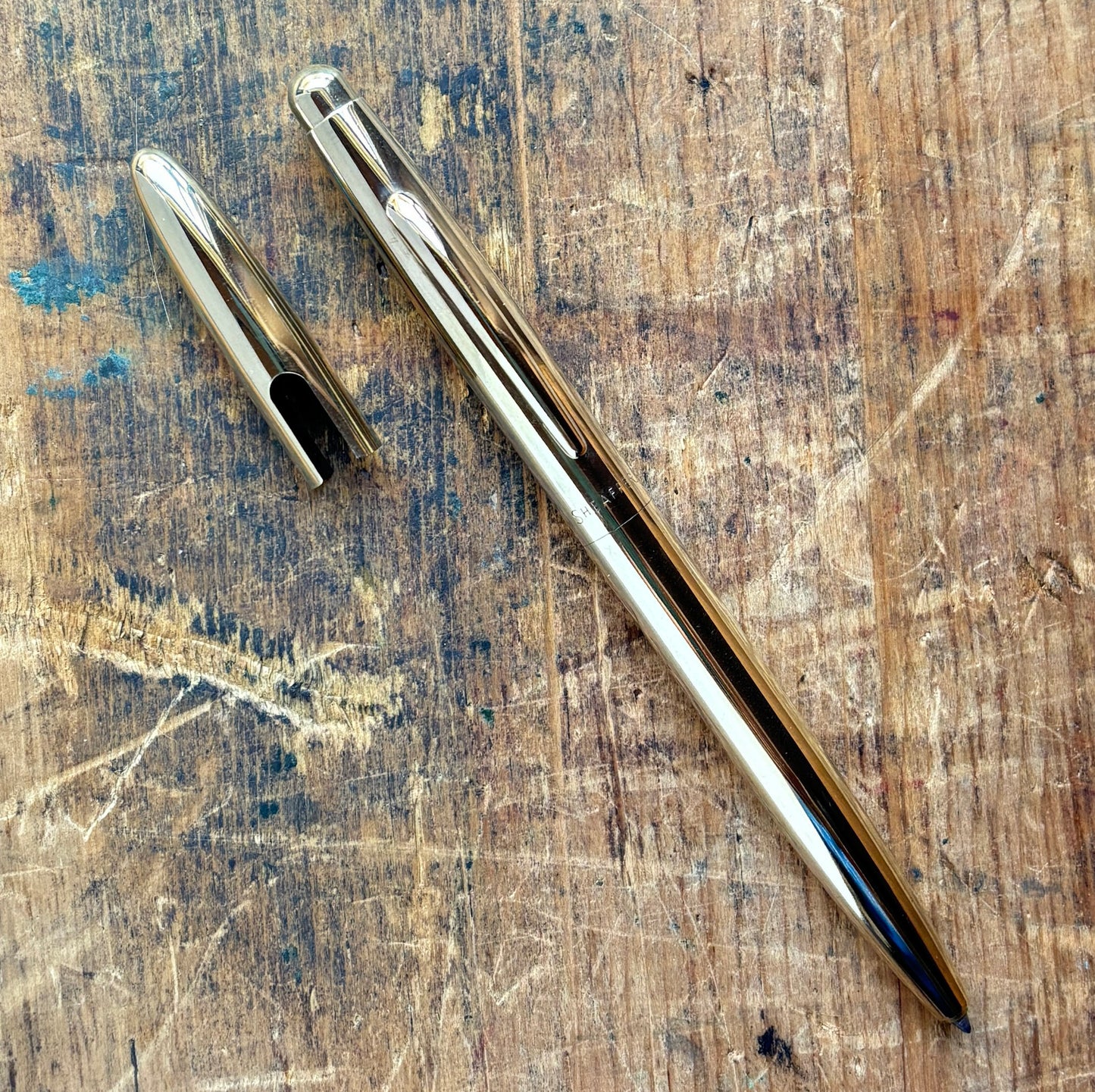 Sheaffer Stratowriter Ballpoint Pen, Gold-filled; Converted to Modern Refills