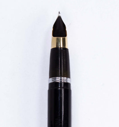 Sheaffer Triumph Lever Filler, Black, Large Two-toned Wraparound Triumph 14K Gold nib  Ozark Pen Shop   