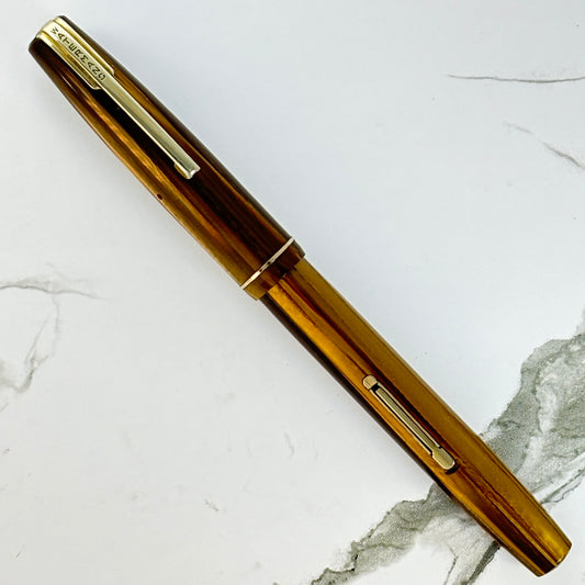 Restored Brown Marble Waterman Starlet Fountain Pen