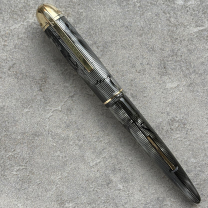 Eversharp Skyline Fountain Pen, Standard Size, Modern Gray Stripe
