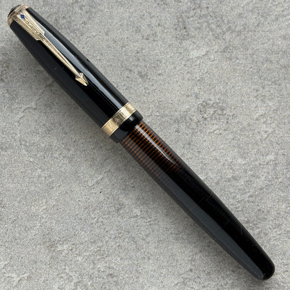 Parker Vacuumatic Debutante, Medium 14K Parker Nib, Black