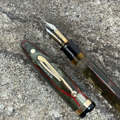 Sheaffer Lifetime Balance Fountain Pen. Restored lever-fill, Two-tone Lifetime Fine Nib  Ozark Pen Shop   