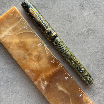 Sheaffer Sub Brand "Vacuum"; Restored ever filler, Green Lahn