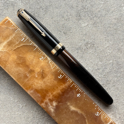 Parker Vacuumatic Debutante, Medium 14K Parker Nib, Black