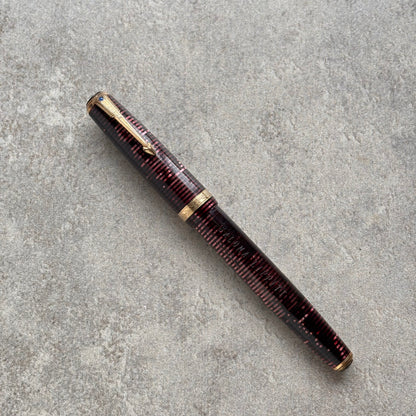 Parker Vacuumatic Debutante, Burgundy Pearl