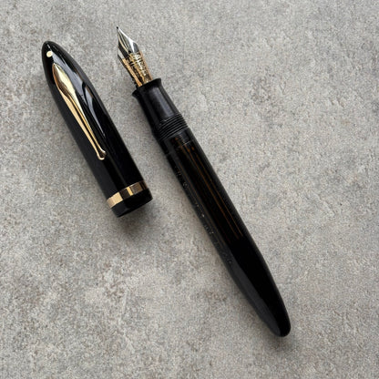 Oversized Sheaffer Balance Black Fountain Pen